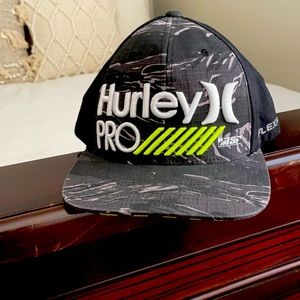 Hurley pro cap one size flex fit flat brim